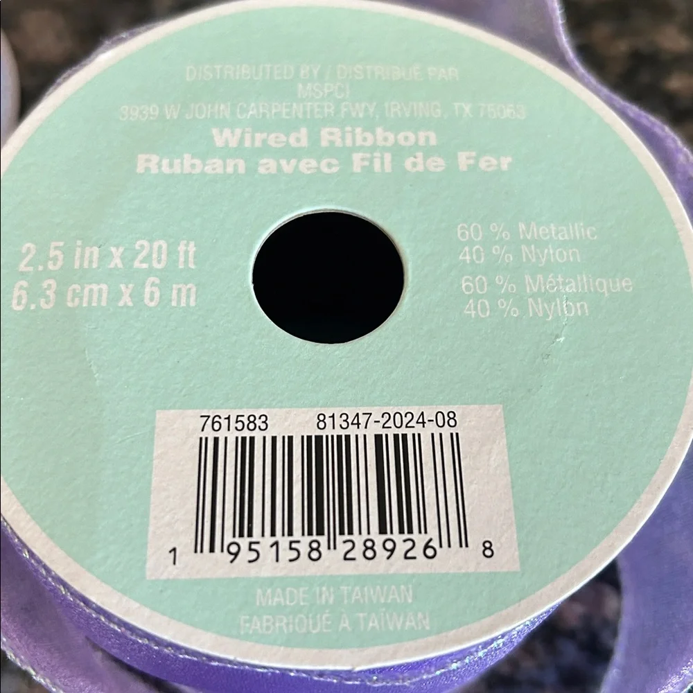 CELEBRATE IT WIRED 2.5x20 FT LOT OF 2 NWT